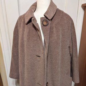 Vintage Forstmann tan wool coat